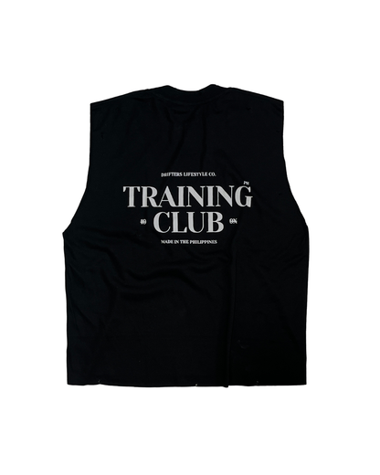 DISTRESSED TRAINING CLUB CROPPED SANDO