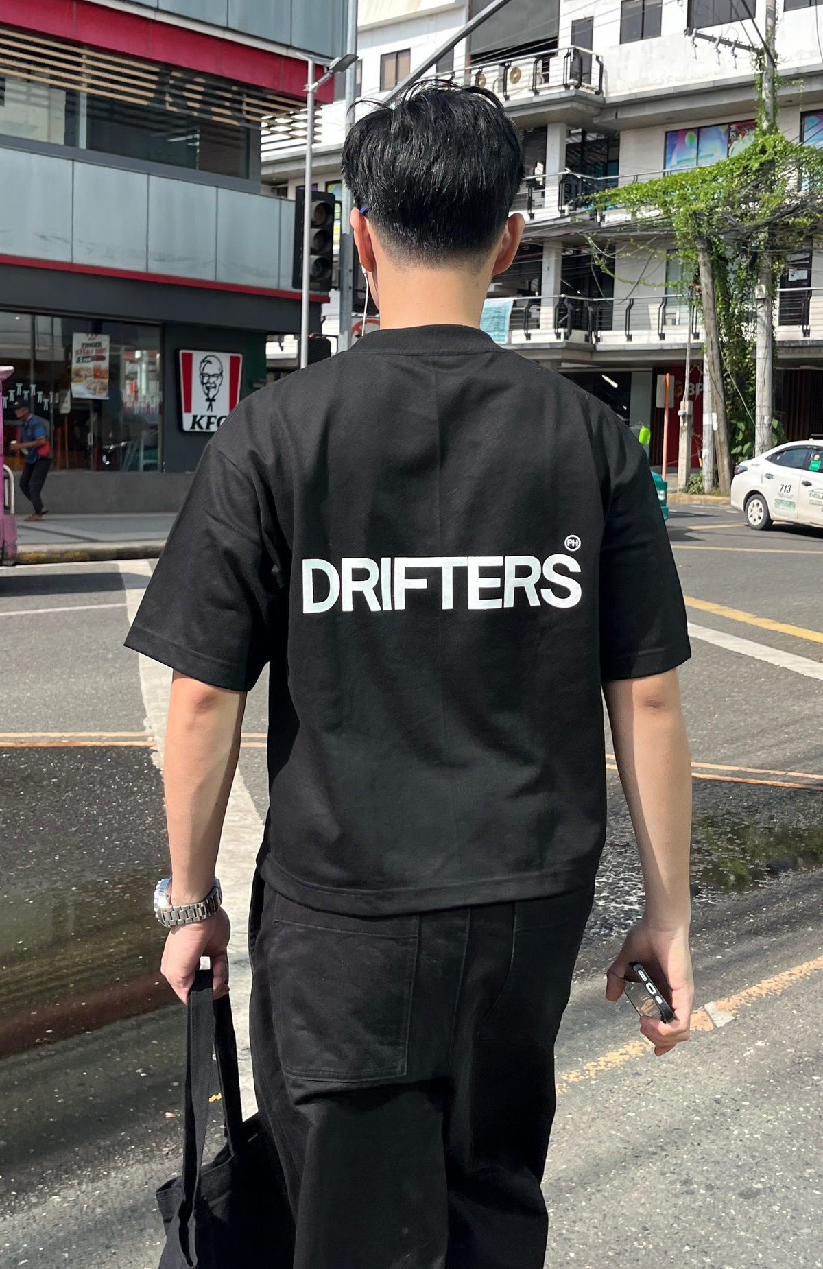 CROPPED DESERT LOGO TEE