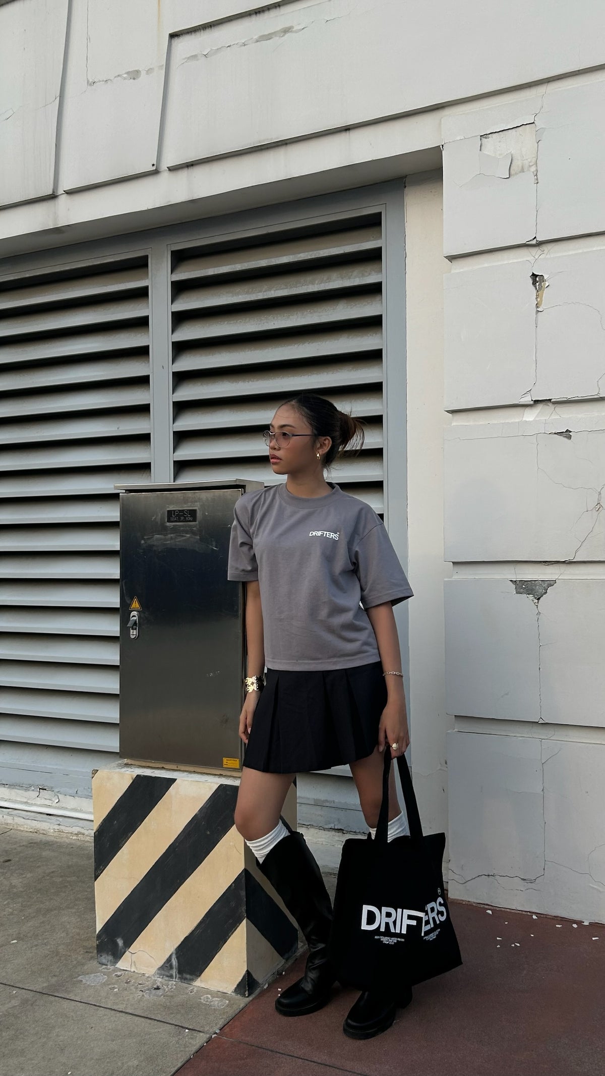 CROPPED DESERT LOGO TEE