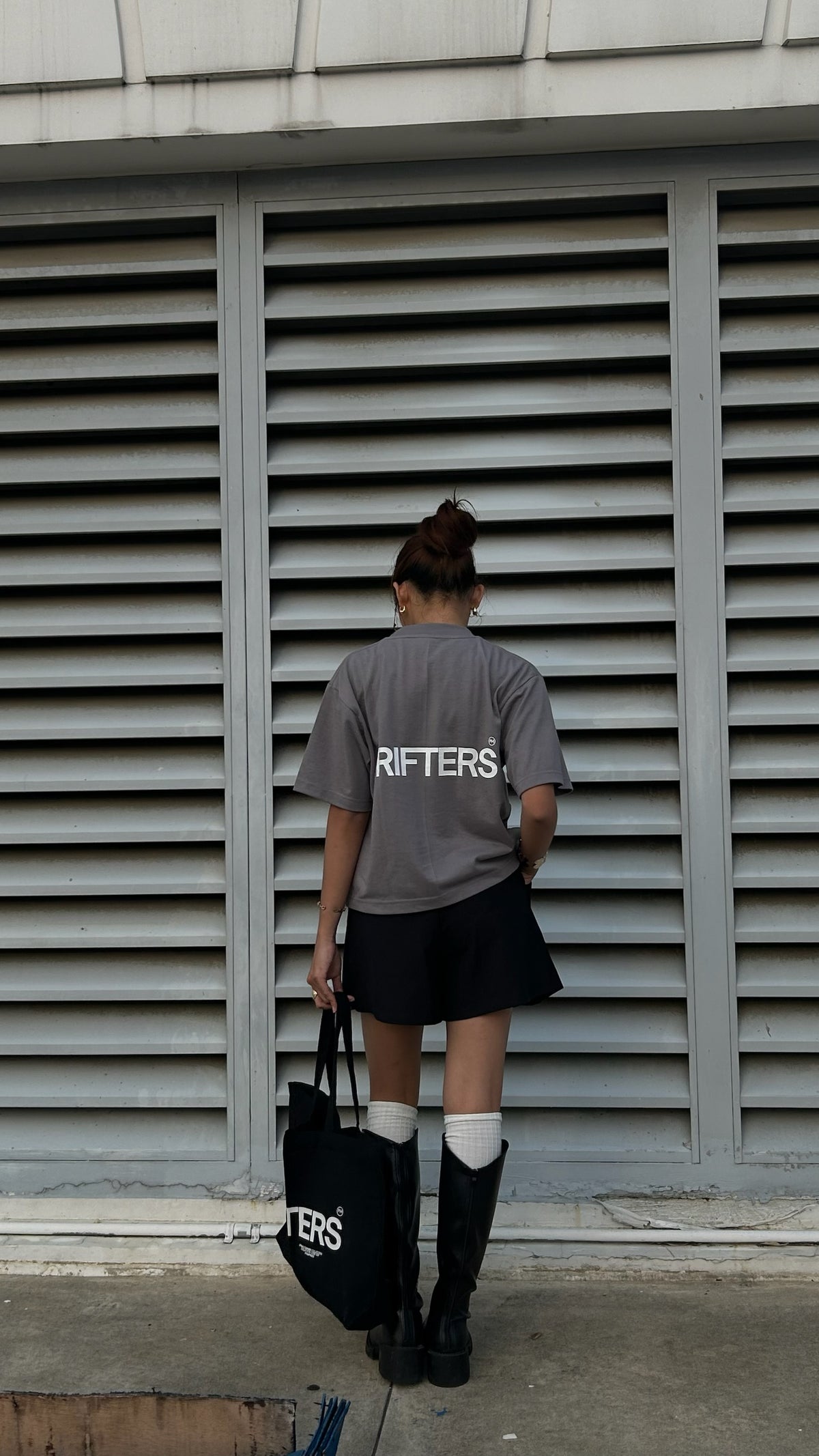 CROPPED DESERT LOGO TEE